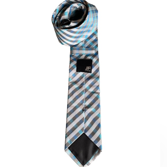 Men’s simple plaid necktie - Picture 2 of 2